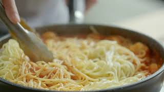 Shrimp linguine recipe video  Stefano Faita [upl. by Giusto]