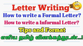 How to write a Formal Letter amp Informal Letter easilyTips amp Format for class 6th to 12th [upl. by Mot]