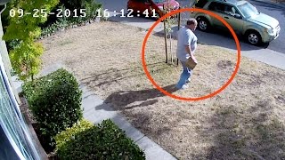 Homeowner takes Revenge on Amazon Package Thief in Viral Video [upl. by Marino]