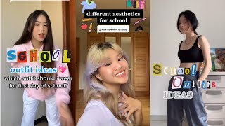 Back to school outfits inspo ✨  Tiktok Compilation [upl. by Naed377]