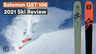 2021 Salomon QST 106 Ski Review  Curated [upl. by Eytak]