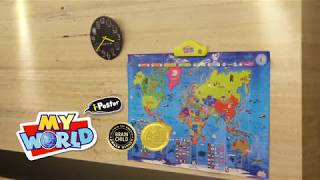 BEST LEARNING® iPoster My WORLD Interactive Map [upl. by Aynna]