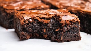 The Best Fudgy Brownies Recipe  Simple Way Of Making The Perfect Fudgy Brownies [upl. by Marjy]