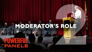 How to Moderate a Panel Discussion Moderators Role Video 2 6 12mins [upl. by Zorine]