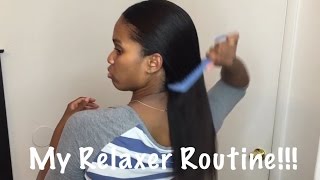 My at home Relaxer Routine [upl. by Llertnac467]