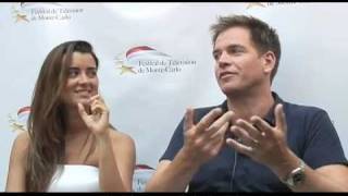 Michael Weatherly amp Cote de Pablo NCIS  Interview [upl. by Yditsahc878]