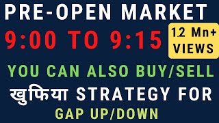 What is Pre Opening Session in Stock Market  How to trade in Pre Open Market [upl. by Iorgos]