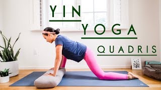 Yin Yoga Simples  Quadris amp Lombar   20 Min  Pri Leite [upl. by Adnohsel277]