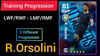 ROrsolini Max Training Progression Efootball 2024 [upl. by Zoubek]