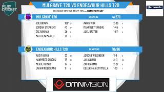 Mulgrave T20 v Endeavour Hills T20 [upl. by Ieluuk190]