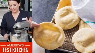 How to Make Chewy Tender Pita Bread with Pockets Every Single Time [upl. by Eoz830]