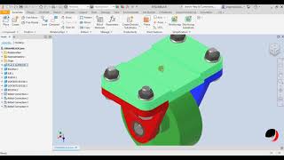 Ejemplo de Ensamblaje en Inventor [upl. by Iridissa]