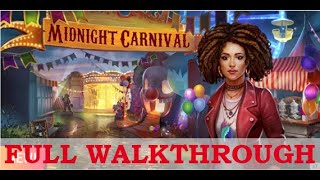 AE Mysteries Midnight Carnival FULL Walkthrough HaikuGames [upl. by Airot]