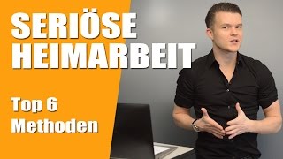 Seriöse Heimarbeit ► Top 6 Nebenjob Methoden [upl. by Anais]