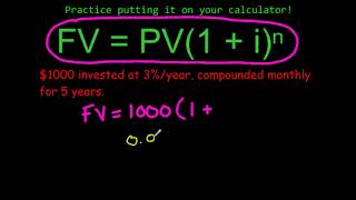 Compound Interest Future Value [upl. by Bluefarb462]