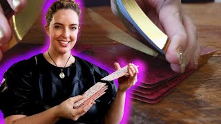 Learn from a PRO How to Shuffle TAROT [upl. by Smailliw]