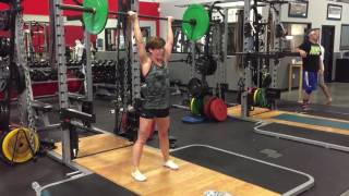 Reverse Grip Overhead Barbell Press [upl. by Radloff]