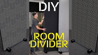 Easy DIY Room Divider Partition Wall for Privacy [upl. by Hort]