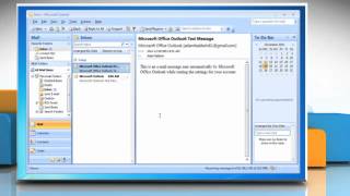 How to setup multiple Email accounts in Outlook 2007 on a Windows® 7 PC [upl. by Sucirdor]