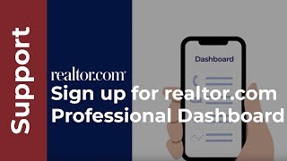 How to sign up for your realtorcom professional dashboard [upl. by Tingley]