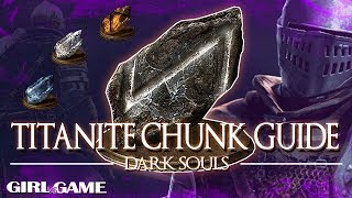 DARK SOULS Remastered  Titanite Chunk Guide Locations and Farming Tips [upl. by Rooker]