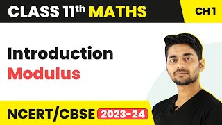 Introduction  Modulus  Maths Class 11 [upl. by Ennasirk]