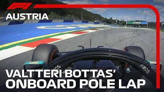 Valtteri Bottas Pole Lap  2020 Austrian Grand Prix  Pirelli [upl. by Alleiram]