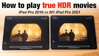 How to play iTunes movies in true HDR on your iPad [upl. by Ainig382]