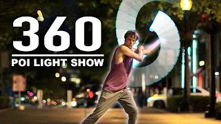 Flowtoys Poi Light Show  360 Choreography [upl. by Balac840]