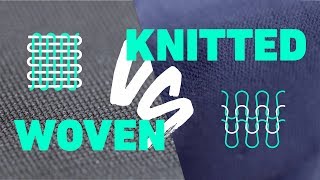 Knitted Vs Woven Fabrics  Whats The Difference [upl. by Aisatsanna]