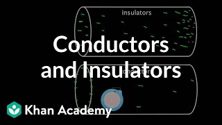 Conductors and Insulators  Physics  Khan Academy [upl. by Tugman515]