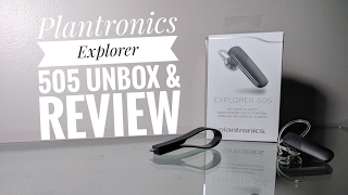 Unboxing Plantronics Explorer 505 Bluetooth Headset [upl. by Arytas968]