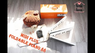 reviewunbox foldable piano 88 midi plus  Đàn piano gập gọn cực tiện [upl. by Otrebla]