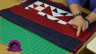 Sew Easy Adding a Hanging Sleeve to Wall Quilts or any Quilt [upl. by Asenad]