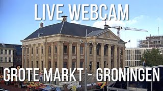 live webcam  Grote Markt  Groningen  the Netherlands [upl. by Bennett]