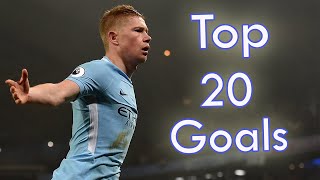 Kevin De Bruyne Top 20 Goals For Man City [upl. by Alene169]