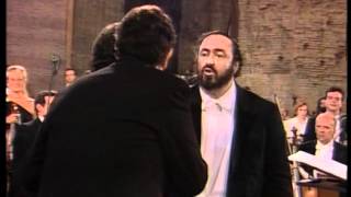 quotO Sole Mioquot Pavarotti Carreras Domingo  Rome 1990  DVD quality [upl. by Nuy]