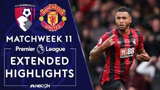 Bournemouth v Manchester United  PREMIER LEAGUE HIGHLIGHTS  110219  NBC Sports [upl. by Dnalevelc]