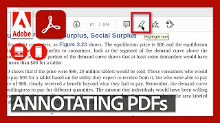 Annotating PDFs  Acrobat for Educators [upl. by Silva]