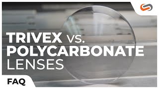 Trivex VS Polycarbonate Lenses  SportRx [upl. by Nilak]