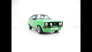 An Iconic Very Rare Mk2 Ford Escort RS Mexico in Spotless Condition  SOLD [upl. by Amalburga434]