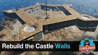 Fallout 4  Rebuild the Castle Walls [upl. by Werner33]