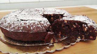 TORTA AL CIOCCOLATO E NOCCIOLE Si Scioglie in Bocca  Le ricette di zia Franca [upl. by Ailev]