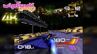 WipEout 2097  Gare dEuropa Rapier 4K Upscaled ePSXe [upl. by Ayn]