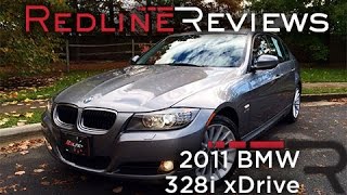 2011 BMW 328i xDrive Review Walkaround Exhaust amp Test Drive [upl. by Milburr]