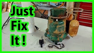 SUMP PUMP Switch Replacement  DIY [upl. by Yoo]