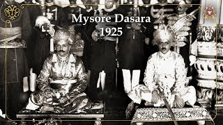 Royal Mysore Dasara 1925 CE [upl. by Eibbob668]