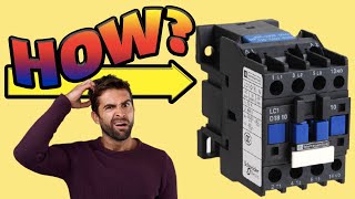 What is a Contactor  How To Use a Contactor  How To Wiring a Power Contactor [upl. by Nit]