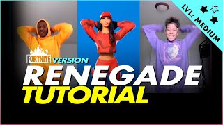 FORTNITE THE RENEGADE EMOTE  TUTORIAL  Creator Jalaiah Harmon [upl. by Abner]