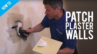 How to Patch Plaster Walls [upl. by Ecinrahs713]